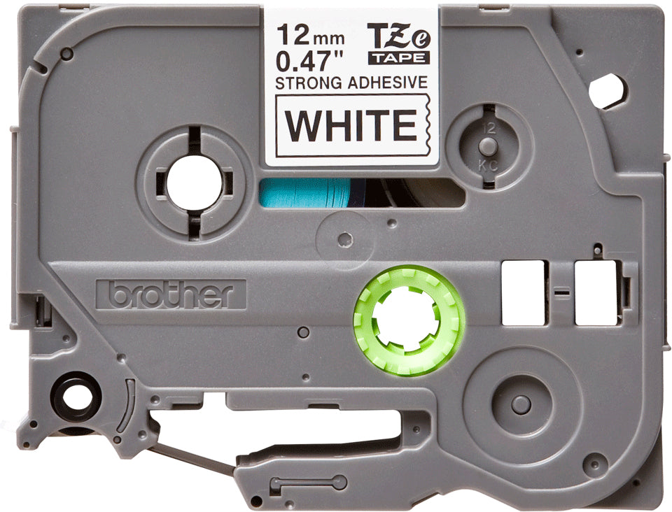 Ruban étiqueteuse laminé Brother P-TOUCH TZE-S231 - 12mm noir sur blanc extra gluey
