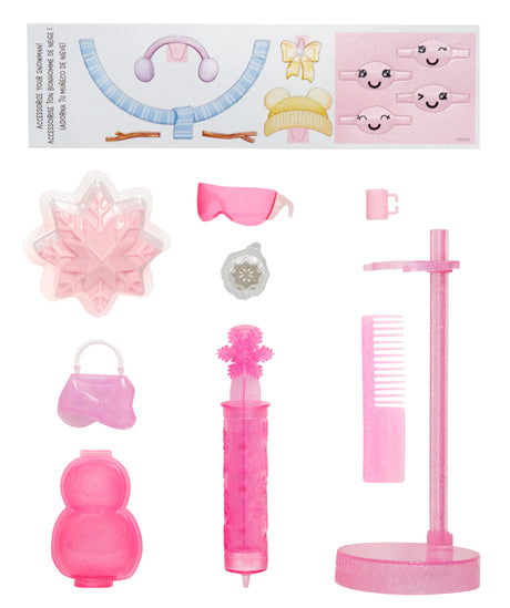 Rainbow High - Winter Wonderland - Rose - Révele ta couleur - Créer son bonhomme de neige - Dés 4ans