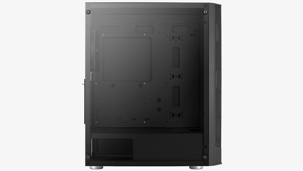 Boitier Moyen Tour ATX AeroCool Prism v1 avec panneaux vitrés (Noir)