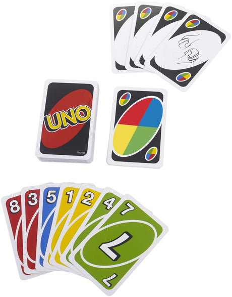 Mattel Games - Uno Deluxe - Jeu de Cartes Famille - 7 ans et + K0888