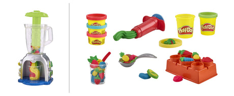 Play-Doh, Tourbillon de smoothies, jouet de cuisine factice avec pâte a modeler, loisirs créatifs pour enfants, Des 3 ans
