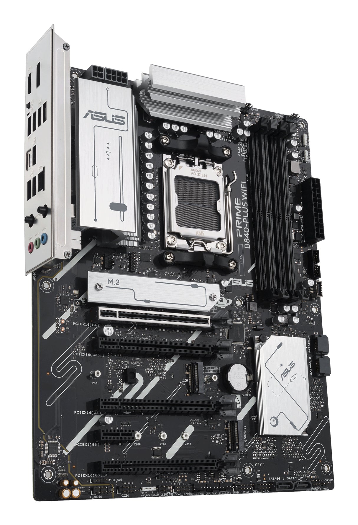 Carte mere - ASUS - PRIME B840-PLUS WIFI - AMD B840 - Emplacement AM5 ATX