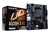 Carte mere - GIGABYTE - A520M K V2 - AM4 - DDR4 64 Go - PCIe Gen3 M.2