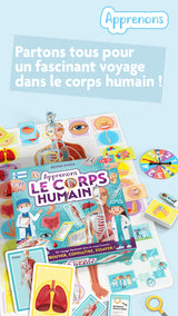 Apprenons le corps humain - Jeu éducatif - TACTIC - 2 joueurs et plus - Des 7 ans