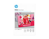 Papier photo mat HP - 180 g/m2 - 10 x 15 cm - 25 feuilles (7HF70A)