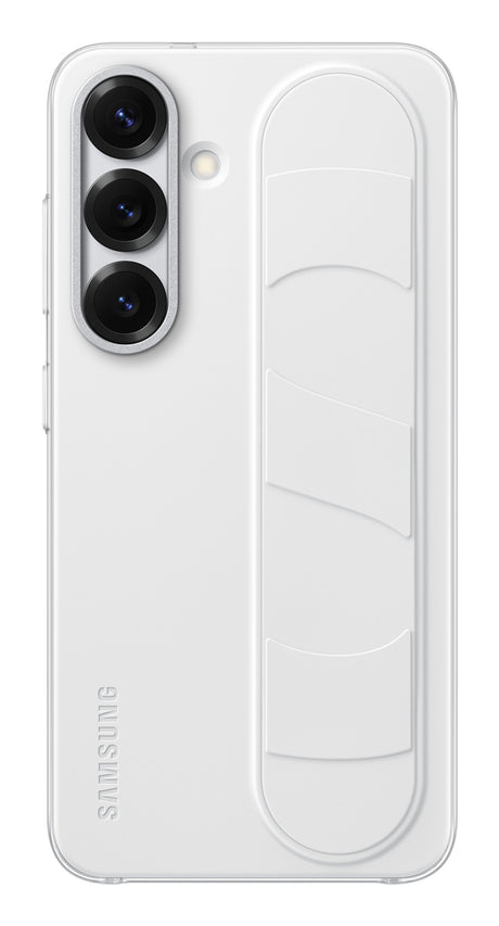 Coque - Samsung - Galaxy S25 - Blanc - Fonction Support - Laniere Intťgrťe