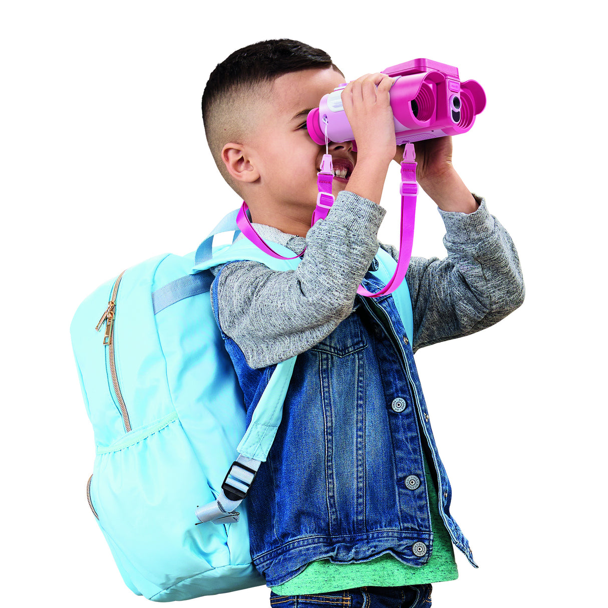 VTECH - GENIUS XL - JUMELLES VIDEO INTERACTIVES ROSE - Multicolore