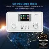 Radio Internet - MEDION - DAB - Bluetooth - 2x10W RMS - Blanc