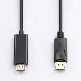 C ble HDMI Male / DisplayPort avec système de verrouillage - 2M