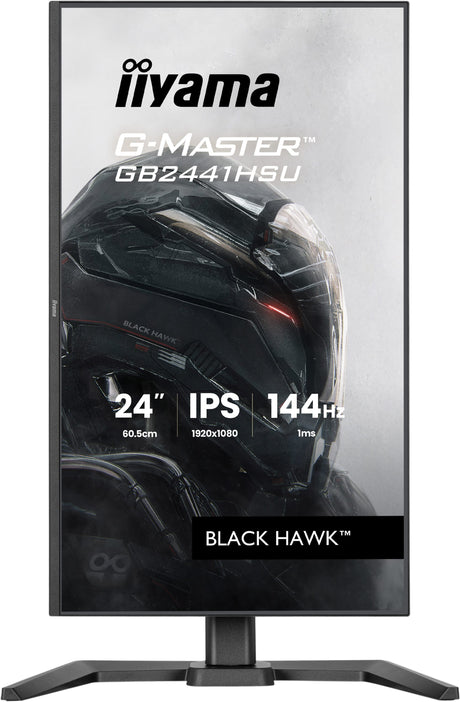 Ecran PC Gamer - IIYAMA - 24'' - FHD - 144Hz - Dalle IPS - 1ms - Réglable en hauteur - G-Master
