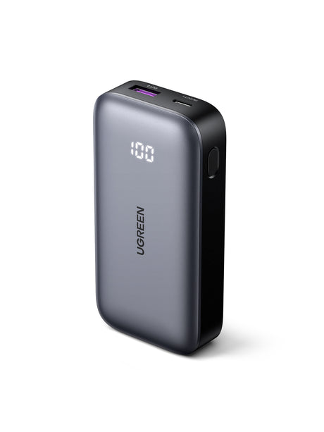 Batterie externe Slim - UGREEN - 10,000 mAh - Gris