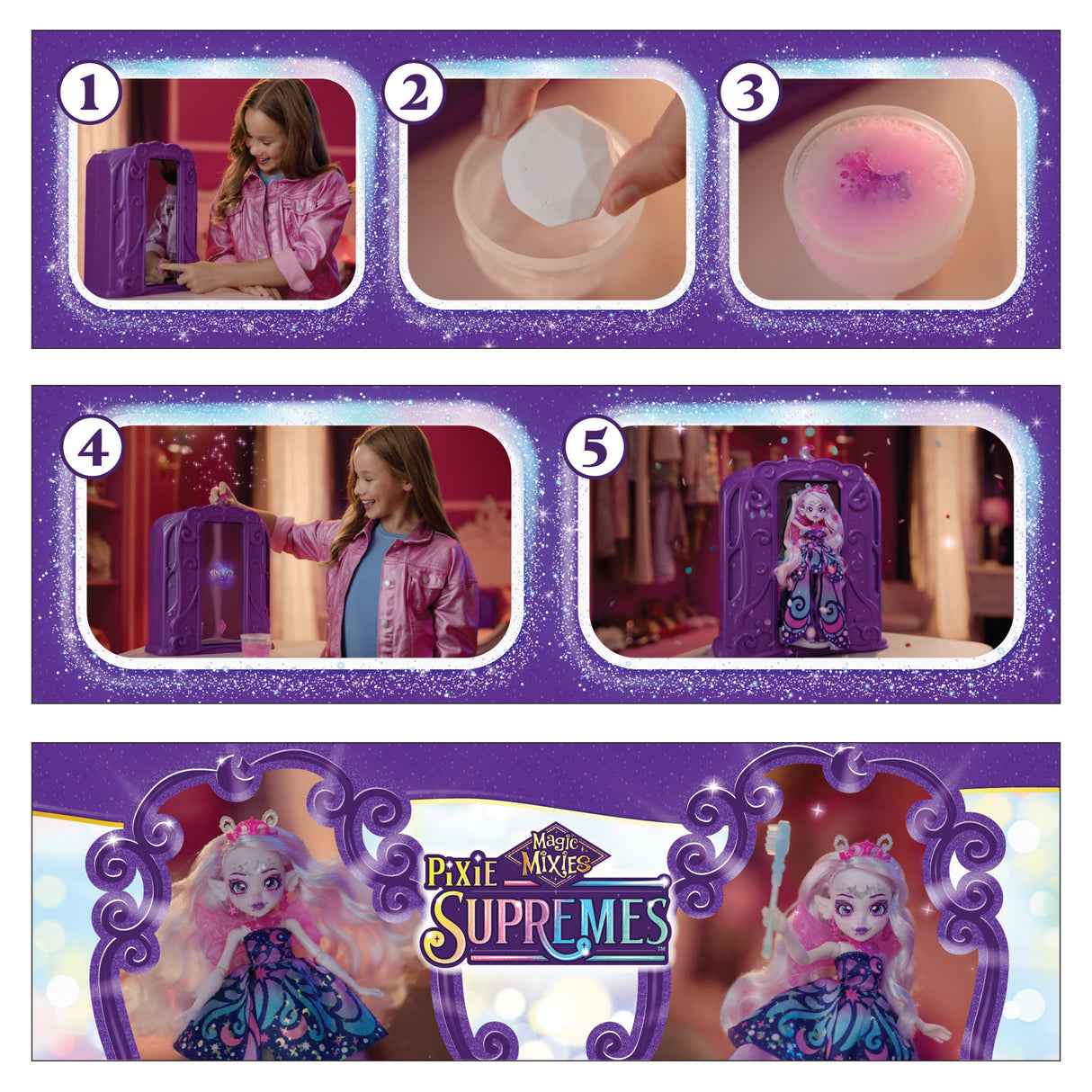 Miroir Magique - MAGIC MIXIES - L37 x l13 x h17 cm - Des 5 ans