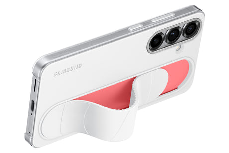 Coque - Samsung - Galaxy S25 - Blanc - Fonction Support - Laniere Intťgrťe