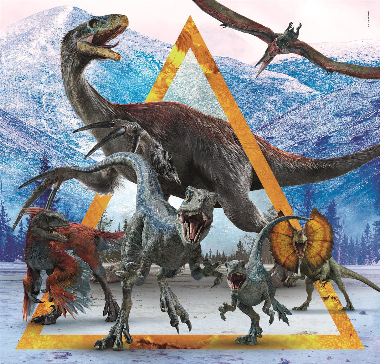 CLEMENTONI puzzle 3x48 pieces - Jurassic World