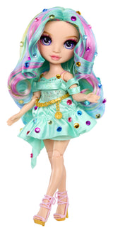 Rainbow High - Poupée Mannequin Be Dazzling - Celine Turquoise - 28 cm - Pierres précieuses scintillantes et accessoires inclus