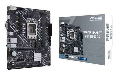 Carte Mère Asus Prime H610M-K D4 (Intel LGA 1700) Micro ATX