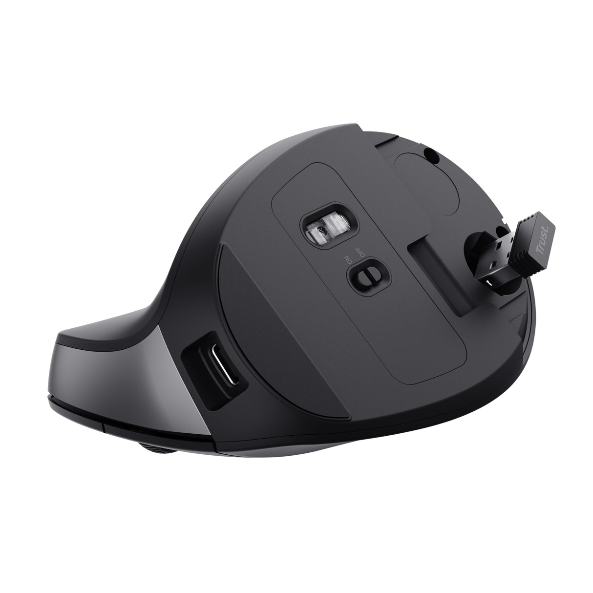 Souris sans fil ergonomique Trust Bayo II (Noir)