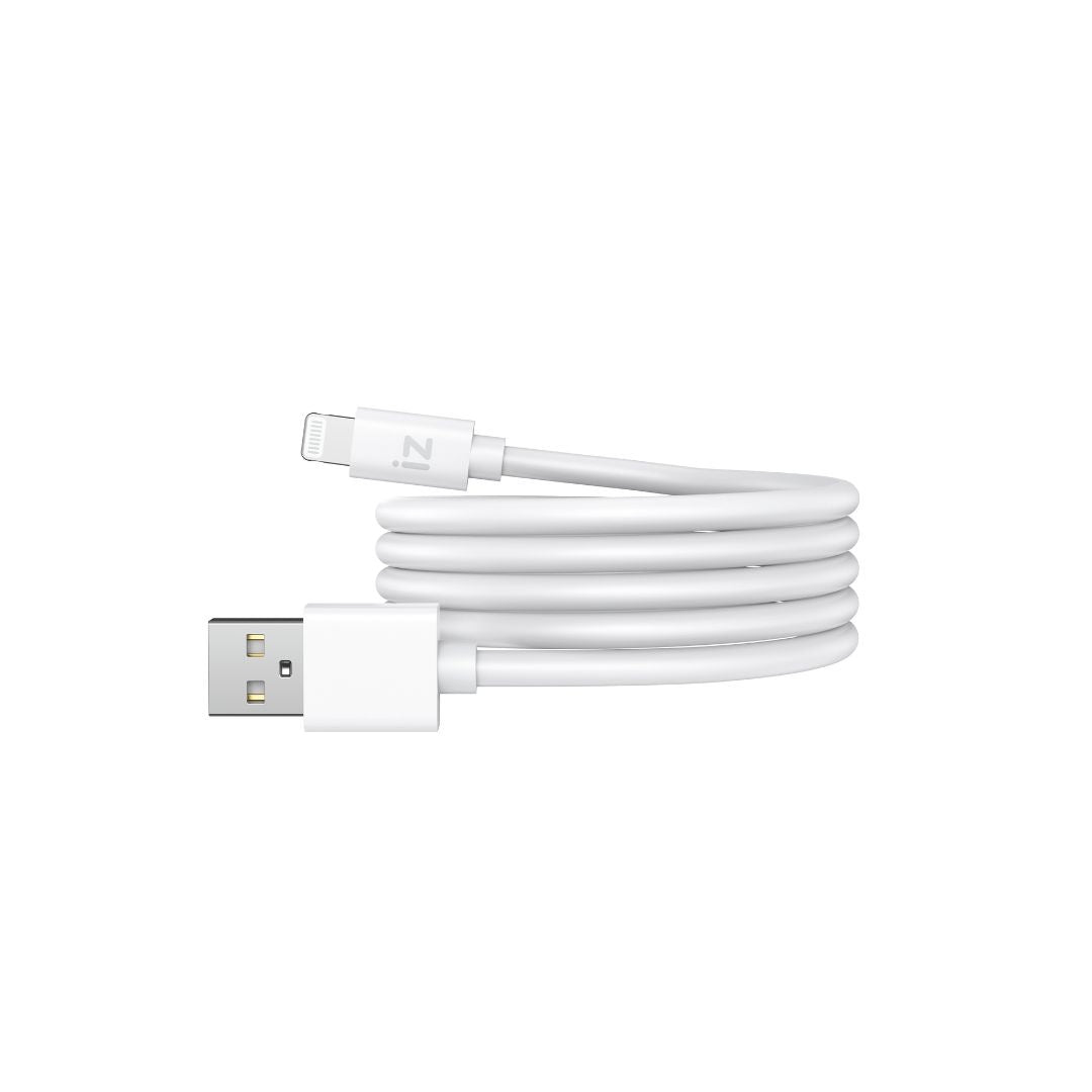 C ble IZZY USB / Lightning 1m - 12W - blanc