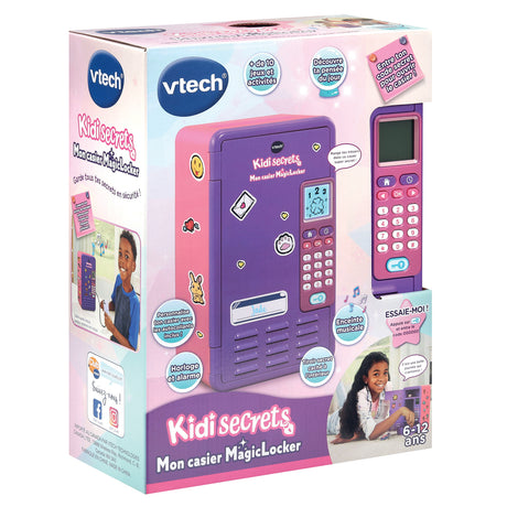 Casier MagicLocker VTECH KidiSecrets rose - 6-12 ans - Code secret a 6 chiffres