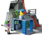 Expédition au grand Volcan, 1 figurine de chercheuse et 2 jouets dinosaures, Pour enfants des 5 ans, Schleich 42564 DINOSAURS