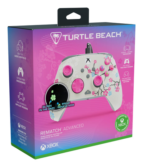 Manette de jeu - Xbox - Rematch Advanced - Filaire - Cherry Blossom - Compatible PC - Turtle Beach
