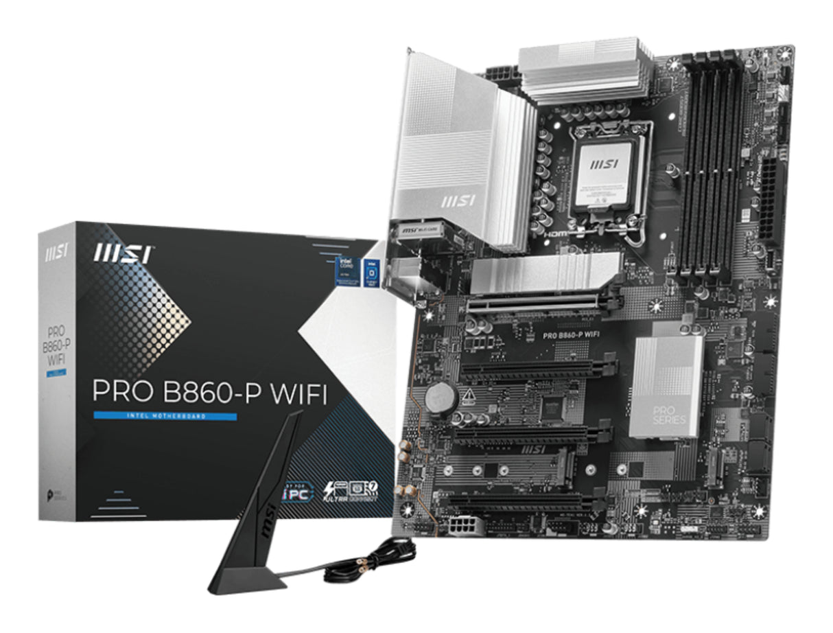 Carte mere - MSI - PRO B860-P WIFI - LGA 1851 - DDR5-SDRAM - Wi-Fi 7 - ATX