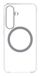 Coque - Samsung - Galaxy S25 - Transparent - Support anneau - Compatible supports magnétiques