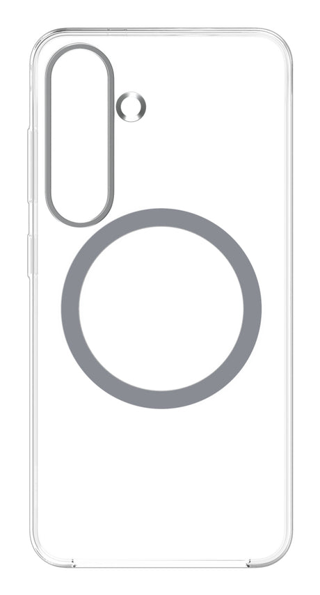 Coque - Samsung - Galaxy S25 - Transparent - Support anneau - Compatible supports magnétiques