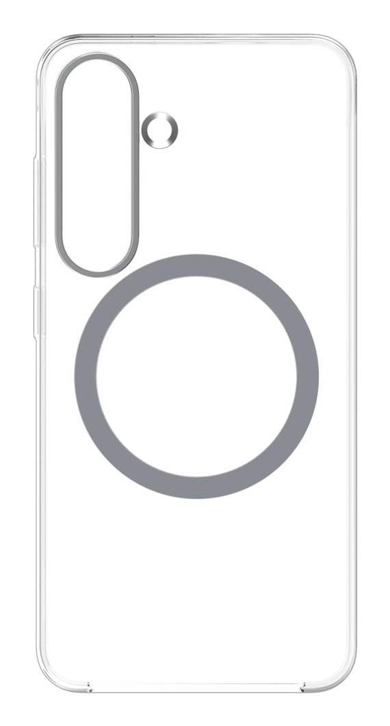 Coque - Samsung - Galaxy S25 - Transparent - Support anneau - Compatible supports magnétiques