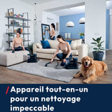 Nettoyeur Détacheur Shampouineuse HOOVER HS500 - Lave et Seche Tapis,Moquette, Canapé, Tissus, Sieges Voiture - Puissant 400W