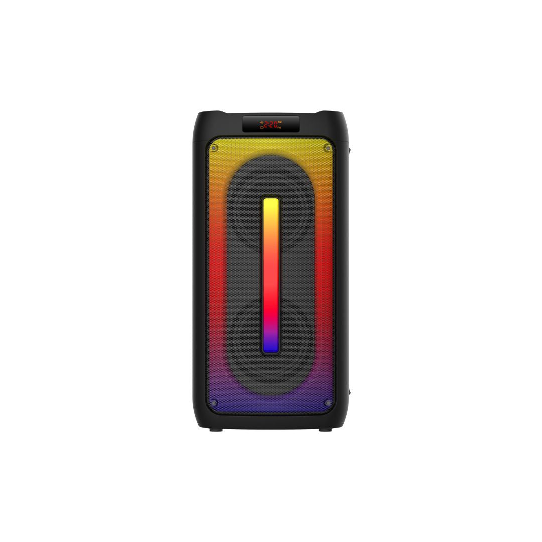 Enceinte de soirée BT RMS 26W , lect USB/Micro SD, Aux IN, Micro IN, Radio FM, 4