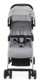 CHICCO Poussette compacte Ohlala 3 -  Des la naissance - Jusqu'a 15kg - Dossier inclinable - Arceau de sécurité - Grey mist