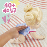 Baby Alive, Harper Hugs Marche a 4 pattes, poupée électronique de 27  cm marchant a 4 pattes, cheveux blonds, a partir de 3 ans