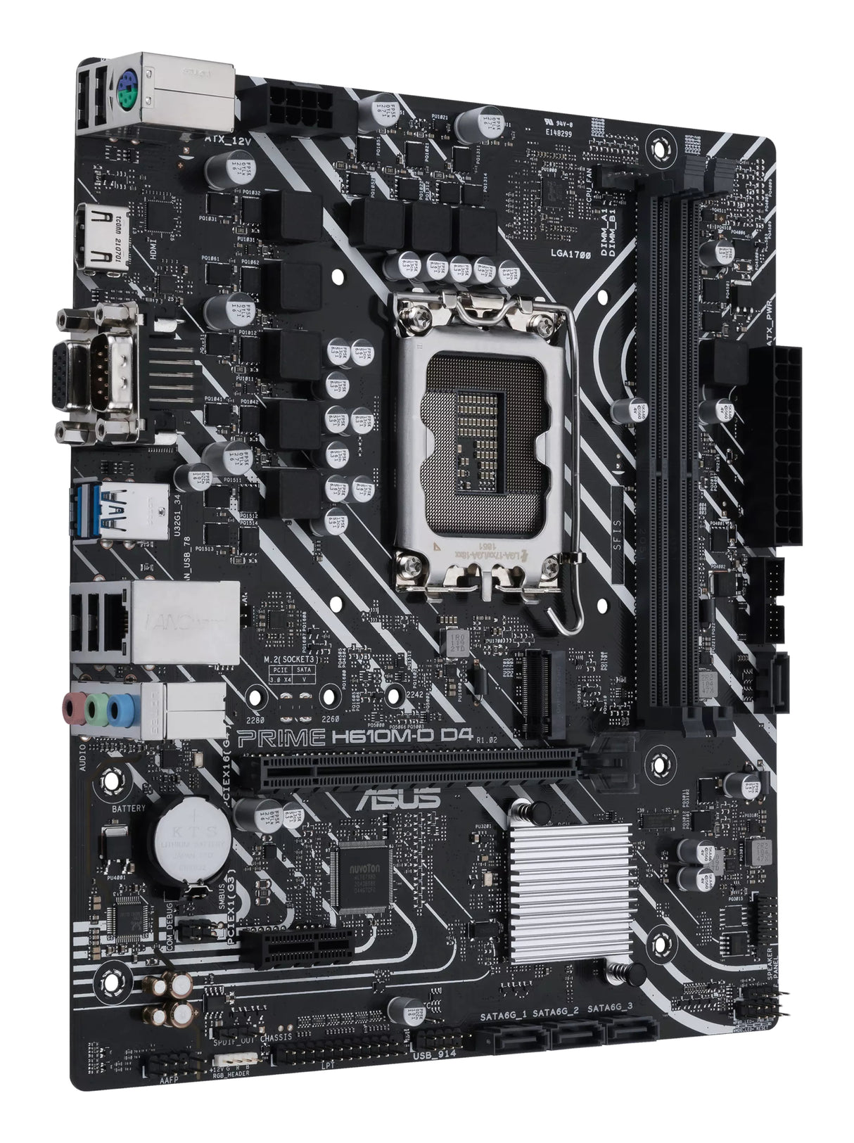 Carte mere - ASUS - PRIME H610M-D D4 - Intel H610 LGA 1700 micro ATX