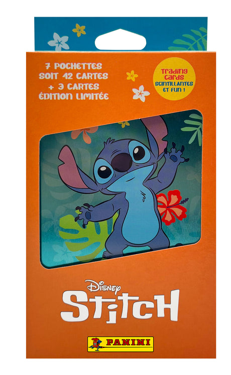 Boîte métal - PANINI - STITCH TC - 7 pochettes - 42 cartes