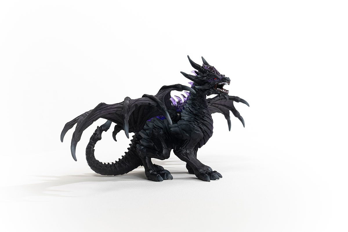 Figurine Dragon des Ténebres, jouet ultra-réaliste et durable avec ailes mobiles, Schleich 70152 Eldrador Creature, des 7 ans