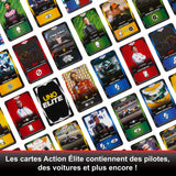 UNO Élite Formula 1 Édition - Jeu de cartes - Avec 4 boosters - Mattel Games - JLV42 - 7 ans et +