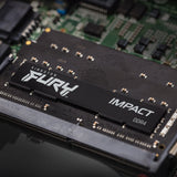 Barrette mémoire 8Go SODIMM DDR4 Kingston Fury Impact  3200Mhz (Noir)