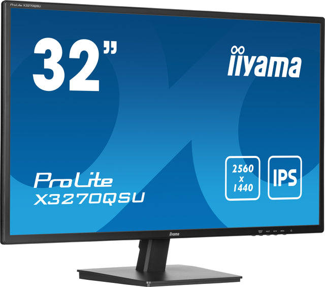 Ecran PC - IIYAMA - 32 - QHD - 100Hz - Dalle IPS - 3ms - X3270QSU-B1