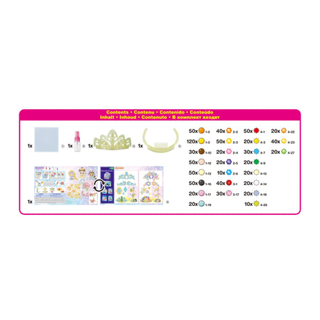 Jeu de perles a repasser - AQUABEADS - Diademe Princesses Disney