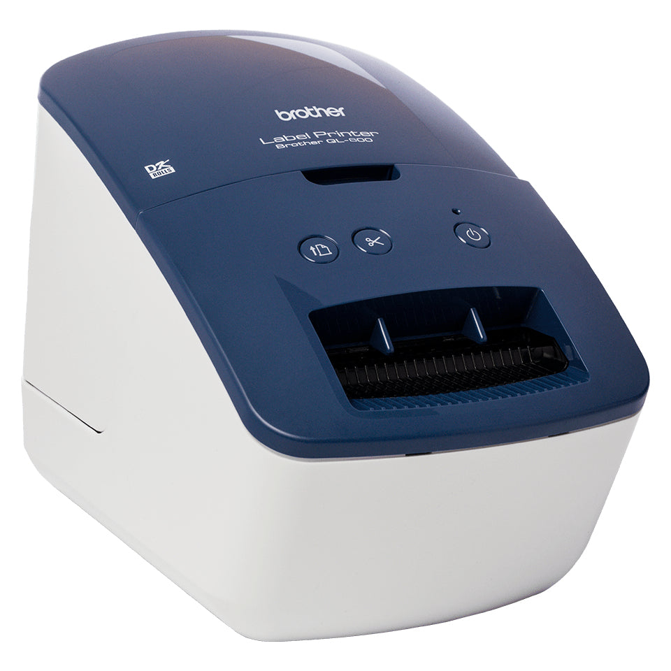 Imprimante d'étiquettes - BROTHER - QL-600 - Professionnelle bleue - Idéale petite entreprise et travail a domicile