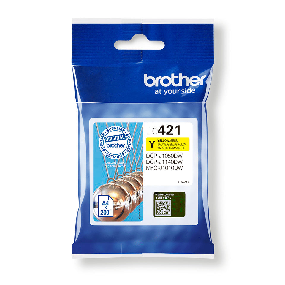 Cartouche d'encre Brother LC-421 (Jaune)