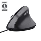 Souris filaire ergonomique Trust Bayo II (Noir)