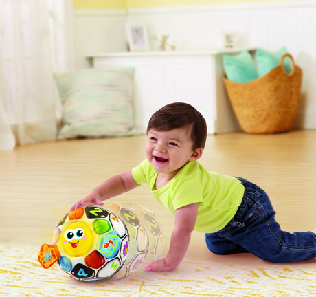 VTECH BABY - Balle d'Éveil - Zozo, Mon Ballon Rigolo - Jouet Éducatif pour Bébé de 6 a 36 Mois