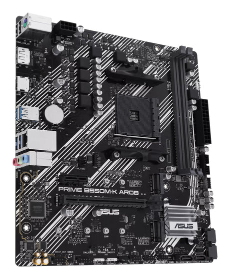 Carte mčre - ASUS - PRIME B550M-K ARGB - AMD B550 - Emplacement AM4 micro ATX