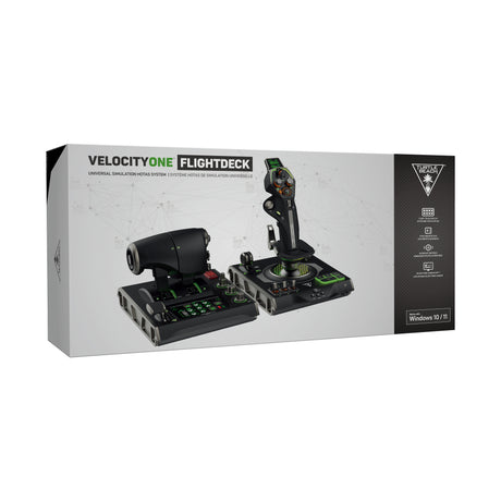 Systeme de simulation HOTAS premium - TURTLE BEACH - VelocityOne™ Flightdeck - Pour PC Windows 10 et 11