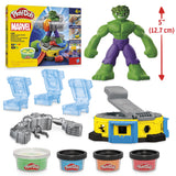 Play-Doh Hulk Écrase tout, coffret pâte a modeler avec figurine Hulk, a partir de 4 ans, Marvel