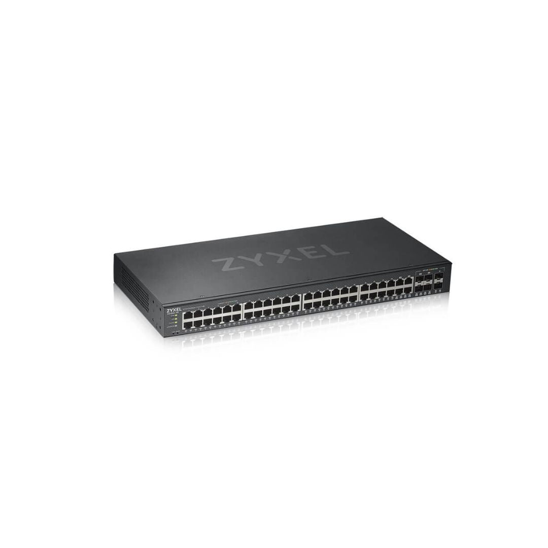 Zyxel GS1920-48V2 - Switch Smart Administrable 44 ports Gbps RJ45 - 4 ports Gbps