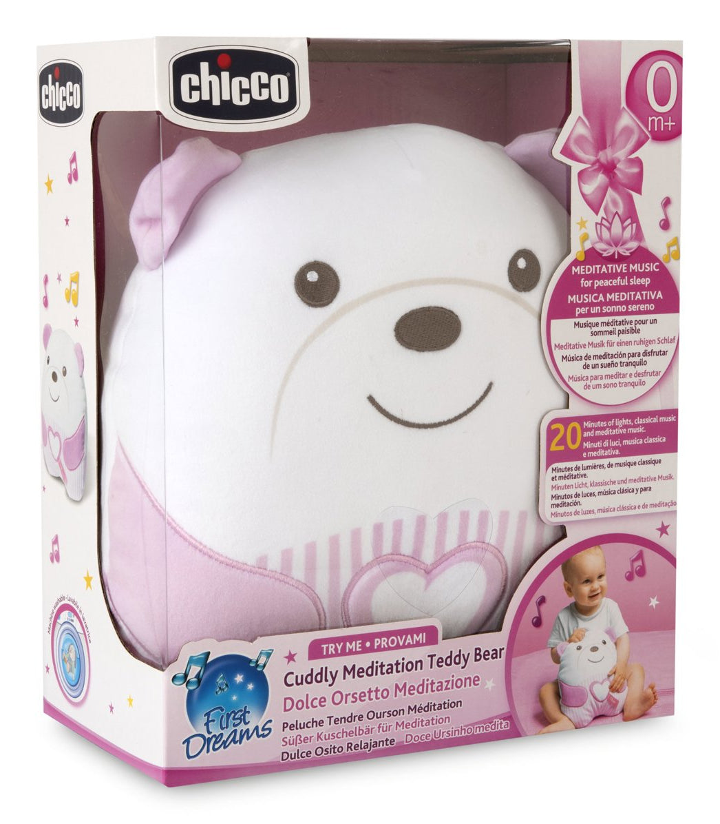 Peluche tendre Ourson - CHICCO - Rose - Des la naissance