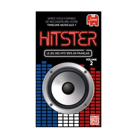 Hitster 100% chanson francaise - jeu de société - dujardin - plongez dans l'univers musical français avec hitster